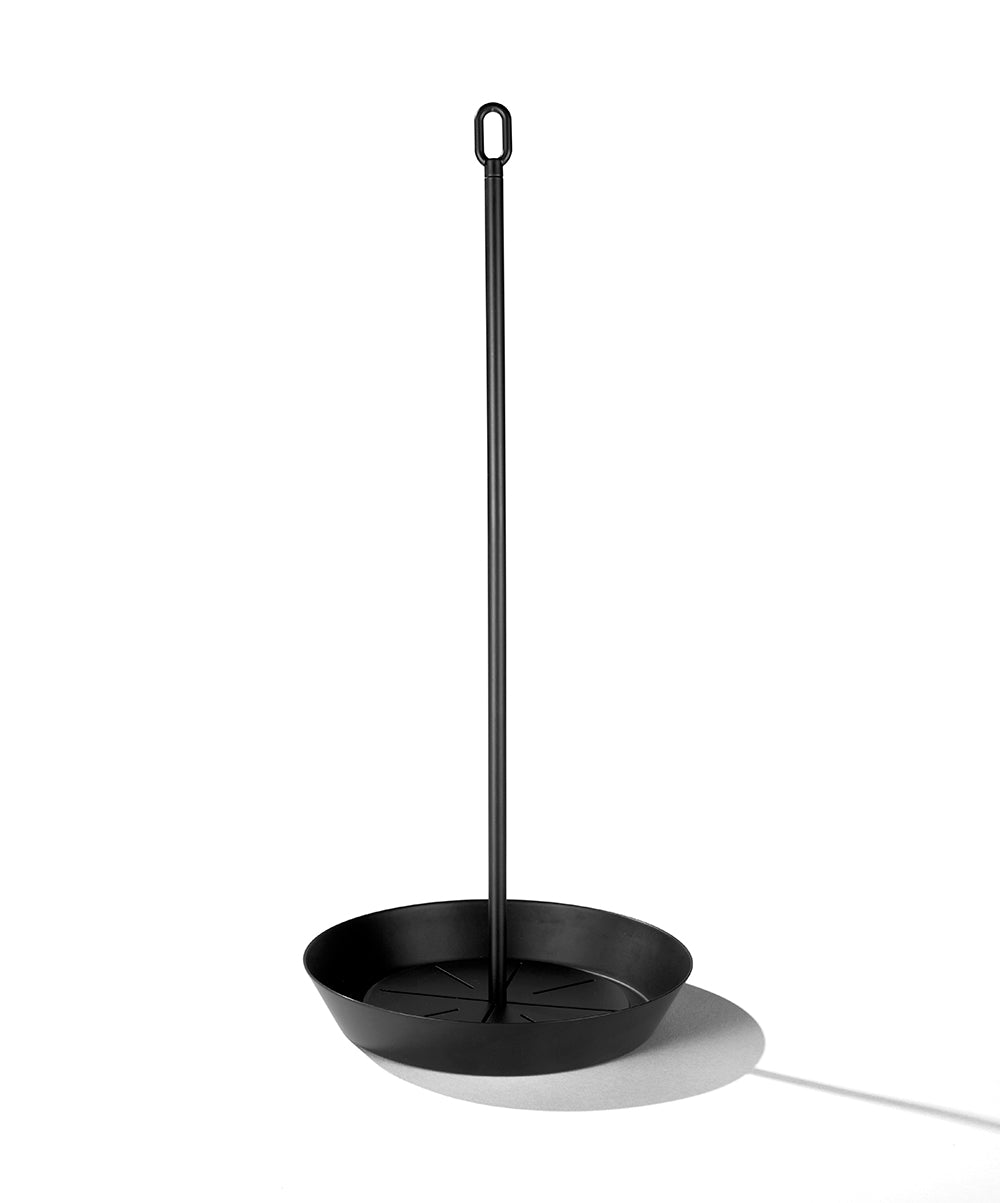 7'' Steel Plant Hanger black powder coat.