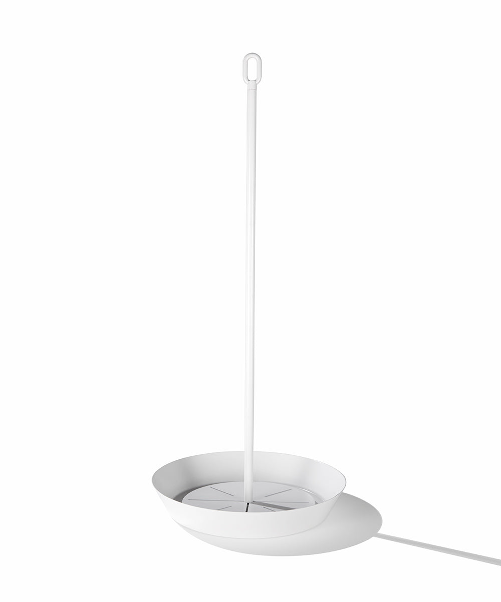 7'' Steel Plant Hanger white powder coat